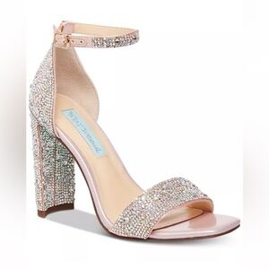 Betsey Johnson Rhinestone Heels Rina